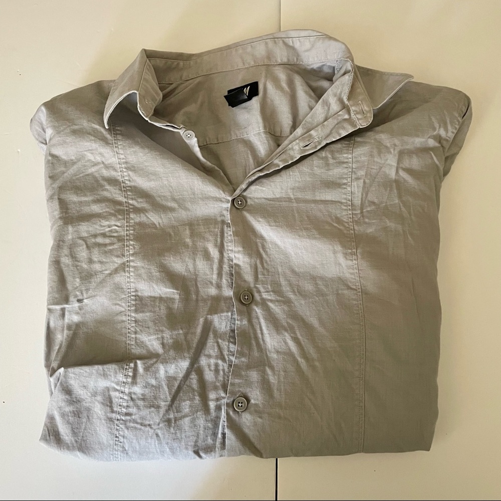 H&M mens long sleeve button up